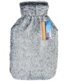 Hot Water Bottle Cover Only 2L Premium Cover (Black) - Buy Online on GoSupps.com