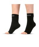 Plantar Fasciitis Foot Sleeves - Compression Socks for Pain Relief & Support | Unisex Black Sizes L & M - Buy Online on GoSupps.com