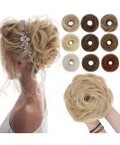 Sego Hair Part with Rubber Band - 55g Dutt Hair Ties & Extensions for Messy Buns - Dark Blonde & Blonde Updos - International Shipping Available - Buy Online on GoSupps.com