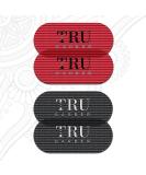 TRU Barber Hair Grippers Bundle Pack - 4 PCS Red/Black for Men and Women - Salon and Barber Hair Clips for Styling - Buy Online on GoSupps.com