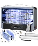 MJUM insect destruction Double -sided electrical insect trap mosquito lamp 20W 3500V electric mosquito destroyer fly trap with timer & remote control for interiors garden two replacement lamps - Buy Online on GoSupps.com