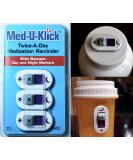Med-U-Klick Twice-A-Day Medication Reminder | International Shipping | Boost Medication Adherence - Buy Online on GoSupps.com