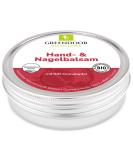 Greenendoor hand balm for very dry skin with organic pomegranate & avocado oil 75ml natural cosmetics Hand balm without mineral oil 4 -way more productive than hand cream nail balm 75 g (1 Pack) - Buy Online on GoSupps.com