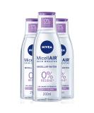 Nivea Daily Essentials Sensitive 3-in-1 Micellar Cleansing Water | 200 ml Pack of 3 | Hydrate & Cleanse | International Shipping Available - Buy Online on GoSupps.com