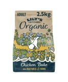 Buy Lily's Kitchen Organic Chicken Meal for Adult Dogs - Complete Dry Food 2.5kg & 625g (Pack of 4) | Best Quality Pet Food International Shipping - Buy Online on GoSupps.com