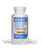 Sodium Chloride Tablets 1 Gm | 300 Count | Normal Salt Tablets | (15.4gr.) 300 Count (Pack of 1) - Buy Online on GoSupps.com