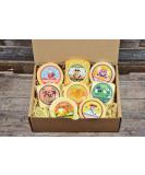 Cheese Bros. Wisconsin Cheese Brotherhood Gift Box | Assorted Gouda, Havarti, Mozzarella and Fratello | Great Food Gifting Idea! - Buy Online on GoSupps.com