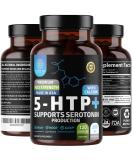 Buy N1N Premium 5-HTP 200mg with Calcium - Non-GMO Gluten-Free 120 Caps | International Shipping Available - Buy Online on GoSupps.com