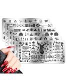 6Pcs Christmas Nail Stamping Plates Set - Nail Art Templates for Festive Designs - Buy Online on GoSupps.com