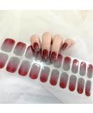 CBOIC UV Gel Nail Strips - 22 Self-Adhesive Gel Polish Stickers | Salon Quality Diamond Red Full Wraps for Women & Girls - Buy Online on GoSupps.com