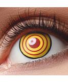 Colored contact lenses orange red makima cosplay contact lenses 'chainsaw man'.Top quality for cosplays outfits for tigs and wigs + free contact lens tank |Without strength |1 pair (2 pieces) - Buy Online on GoSupps.com