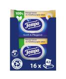 Tempo Moist Toilet Towels - Gentle & Caring - Megapack (16 Packs 42 Towels Each) - Natural Chamomile - Dermatologically Tested & pH-Neutral - International Shipping Available - Buy Online on GoSupps.com