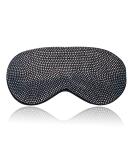 Shop Natalie Mills Bling Silk Sleeping Masks - Luxury Black & White Eye Masks for Beauty Sleep | International Shipping - Buy Online on GoSupps.com
