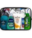 Premium Toiletry Travel Kit - 20 Piece Set for Quality Personal Care | TSA Approved Hygiene Essentials Bag for Unisex Travelers - Buy Online on GoSupps.com