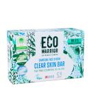 Eco Warrior Charcoal Clear Skin Soap Bar - Vegan Cruelty Free No SLS or Parabens Whole Body Soap Moisturising Charcoal Grapeseed and Anti Bacterial Tea Tree Essential Oil Eco Friendly Soap 100g - Buy Online on GoSupps.com
