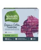 Seventh Generation Organic Cotton Tampons Super Absorbency 36 Count, Pack of 2 - Buy Online on GoSupps.com