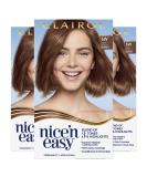 Clairol Nice'n Easy Permanent Hair Dye 6W Light Mocha Brown Hair Color Pack of 3 6W Light Mocha Brown 6.26 Fl Oz (Pack of 3) - Buy Online on GoSupps.com