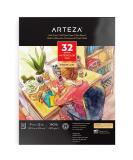 Arteza 9x12 Watercolor Pad - 32 Sheets, Cold Pressed, 140lb/300gsm, Acid-Free Paper for Wet, Dry & Mixed Media - Art Supplies - Buy Online on GoSupps.com
