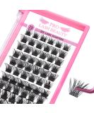 Lash Clusters 72 Pcs Individual Volume Eyelashes - DIY Lash Extension C Curl 10mm - Super Thin Band, Comfortable - Buy Online on GoSupps.com