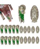 20 PCS Virgin Mary & San Judas 3D Nail Charms for Acrylic Nails - Retro Virgen De Guadalupe Nail Decorations - Buy Online on GoSupps.com