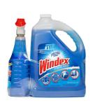 Windex Glass & More Cleaner with Ammonia-D - Trigger Spray 946mL & 1 Gallon Refill for Streak-Free Shine | International Shipping Available - Buy Online on GoSupps.com