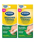 Dr. Scholl's Ingrown Toenail Pain Reliever Kit - 2 Pack with Gel, Retainer Rings, and Bandages - Buy Online on GoSupps.com