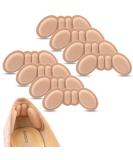 Heel Pads for Shoes Too Big - 4 Pairs Foamed Cotton Cushions for Pain Relief & Improved Fit - Rosybrown - Buy Online on GoSupps.com