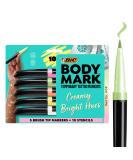 BIC BodyMark Body Art Markers Pastel Pop - 5-Count Assorted Colors Skin-Safe Cosmetic Quality Set - Buy Online on GoSupps.com
