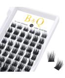 Buy BQ Lash Cluster Eyelashes - 72 Colored Clusters for DIY Extensions | B21 Black Individual Lashes for Home Use - Buy Online on GoSupps.com