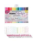Tulip Permanent Nontoxic Fabric Markers 20 Pack Multicolor - Buy Online on GoSupps.com