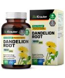 Dandelion Root Capsules - Vegan 1800mg Digestive & Liver Support Supplement - 100 Count for Cleansing & Immunity Boost - Buy Online on GoSupps.com