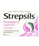 Strepsils Strawberry Sugar-Free Lozenges - Pack of 6 (36 Lozenges) - Buy Online on GoSupps.com