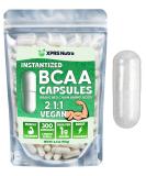 Buy Premium BCAA Amino Acids Capsules - 300 Count (3 Month Supply) | Branched Chain Amino Acids Supplement for Muscle Recovery - Buy Online on GoSupps.com