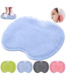 Mecctuck Foot Massage Device & Back Scrubber - Non-Slip Silicone Massage Pad for Relaxation & Shower Use - Soothing Blue - Buy Online on GoSupps.com