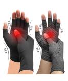 4 Pairs Arthritis Compression Gloves (2 Black + 2 Grey) - Relieve Arthritis Pain - Anti-Slip Grip for Women & Men - Buy Online on GoSupps.com
