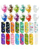 Weewooday 200 Pcs Dinosaur Shaped Bandages | Fun Waterproof Adhesive Bandages for Kids & Toddlers - Colorful Assorted Styles - Buy Online on GoSupps.com