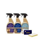 Granite Gold Home Care Collection - Streak-Free Cleaning for Granite, Marble, Travertine, Quartz & More - 24oz 4-Pack - Buy Online on GoSupps.com