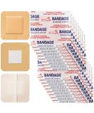200 Tan Adhesive Spots Bandages - Flexible Fabric, Non Latex, Knuckle Fingertip Bandages for Wound Care - Discreet First Aid Solution - Buy Online on GoSupps.com
