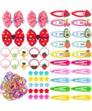 154pcs Girls Hair Accessories Set - Hair Clips, Ties, Barrettes, Bows for Baby & Little Girls - Buy Online on GoSupps.com