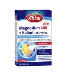 Abbey magnesium 400 + potassium active plus - high -dose for active muscles and the electrolyte balance - with a depot effect - laboratory test vegan - 30 tablets new - Buy Online on GoSupps.com