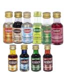 Food Flavouring Essence and Food Colour Bundle Containing 6 Preema Food Flavours/Essences and 4 Food Colours (Peppermint Almond Vanilla and More) - Buy Online on GoSupps.com