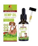 Kamrose Hemp Oil for Dogs And Cats | Dog Calming Organic Hemp Oil | Omega 3 6 9 | Certified High Strength 5000mg Naturally Supports Calming and Mobility - Buy Online on GoSupps.com