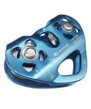 SEPEAK 30kN Tandem Speed Double Pulley - CE Certified Zip Line Trolley for Backyard & Mountaineering - Blue - Holds Up to 6750lbs - Buy Online on GoSupps.com