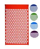 Buy Acupressure Mat & Pillow Set - 68x42 cm Orange Massage & Acupuncture Mat for Pain Relief - International Shipping - Buy Online on GoSupps.com