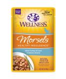 Wellness Healthy Indulgence Natural Grain Free Wet Cat Food  Morsels Turkey & Duck  3-Ounce Pouch (Pack Of 24) Turkey & Duck 3 Ounce (Pack of 24) - Buy Online on GoSupps.com