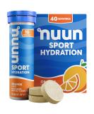 Buy Nuun Sport Electrolyte Drink Tablets - Orange Flavor 10 Count (Pack of 4) | Boost Hydration & Performance | International Shipping Available - Buy Online on GoSupps.com