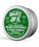 Gnarly Joe Beard Softener and Face Cream - 75 ml - Natural Beard Balm with Triple-Whipped Cocoa & Shea Butter - Beard Conditioner for Men - Peppermint and Highland Pine Scent - Buy Online on GoSupps.com