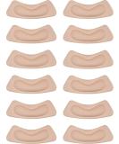 RMEET Heel Cushion Sponge - Self-Adhesive Foot Care Pads for Women - 6 Pairs of Comfort for High Heels - Khaki 10.5x3.5cm - Buy Online on GoSupps.com