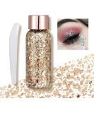 Body Glitter Gel Face Glitter Mermaid Chunky Glitter Hair Glitter Body Festival Glitter Eyeshadow Sequins Glitter for Face Body Eye Hair Nails Makeup Long Lasting Sparkling(Brown) 103#Brown - Buy Online on GoSupps.com