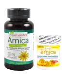 ELP Arnica Montana 500mg Capsules + 2oz Ointment Bundle | Natural Pain Relief Solution - Buy Online on GoSupps.com